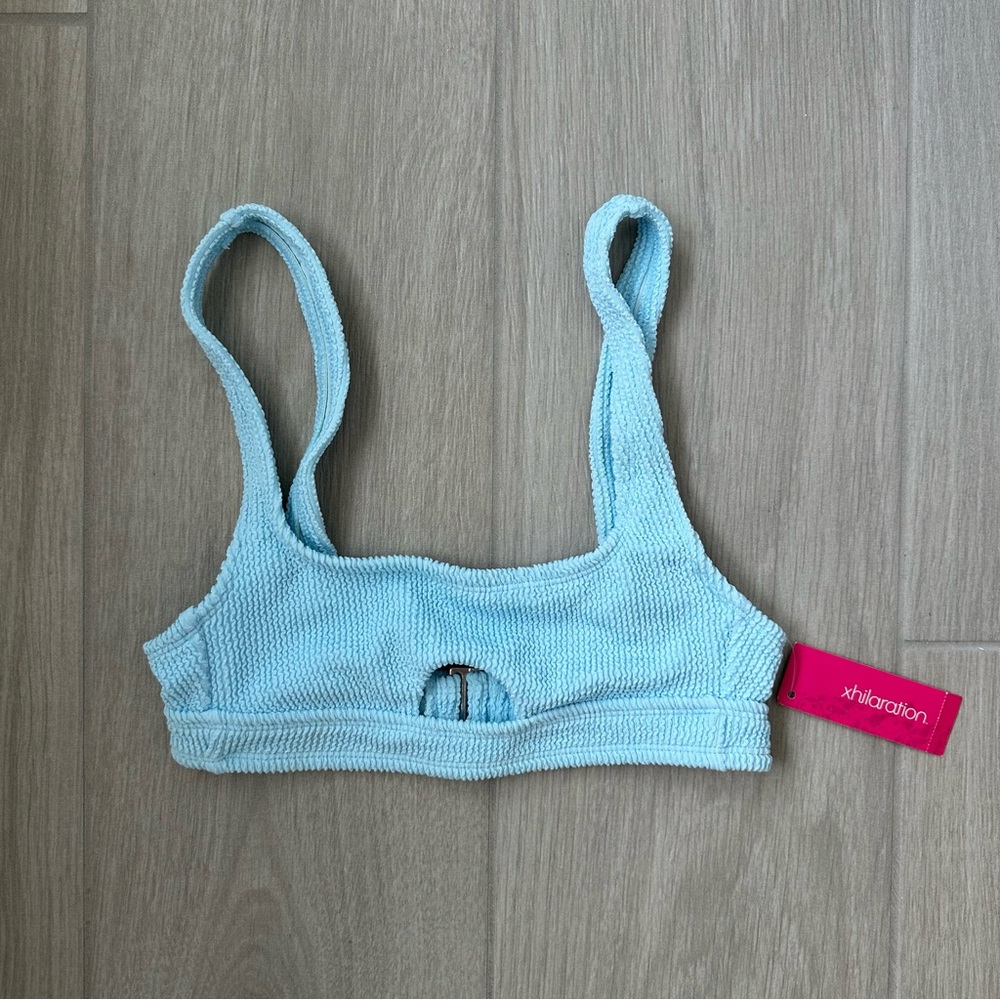 Xhilaration Sky Blue Knit Bralette